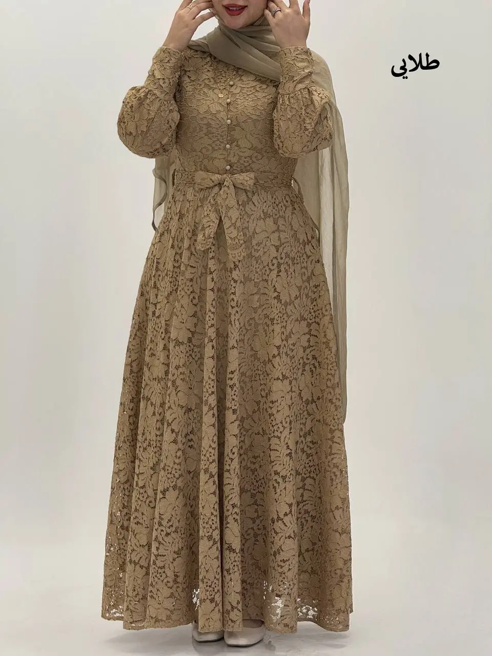 3579-پیراهن مزونی ماهرو